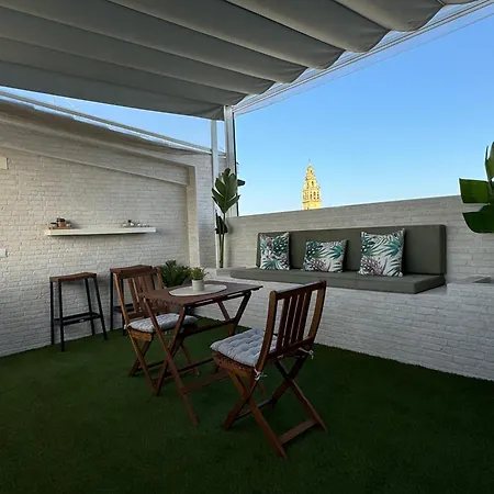 דירה Atico De La Sultana Con Terraza Privada קורדובה