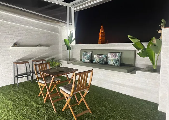 Atico De La Sultana Con Terraza Privada Lägenhet